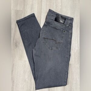 MAVI James Skinny Gray Distressed Stretch Mens Jeans Size 34X34